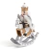 Festive Feeling: Nutcracker On Rocking Horse - Silver