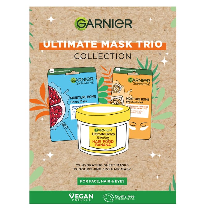 Garnier Skin Active Ultimate Mask Trio Gift Set Home Bargains
