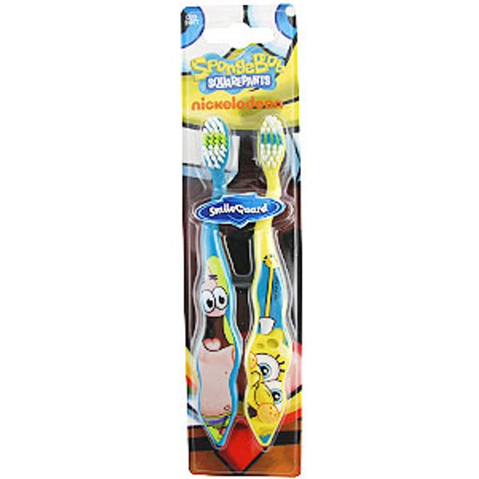 Spongebob Squarepants Toothbrush Twin Pack Home Bargains