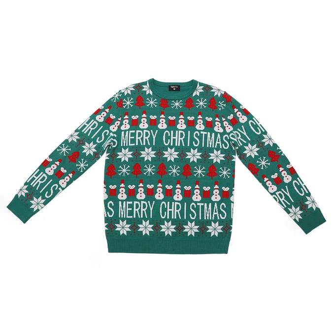 Green christmas jumper outlet mens