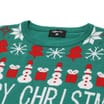 Festive Fun: Mens Novelty Green Merry Christmas Jumper