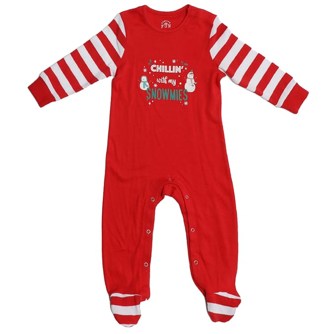Festive Fun: Baby Snowmies Sleepsuit, pyjamas,babies, baby, toddler ...