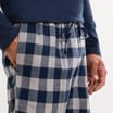 Jeff&Co by Jeff Banks: Blue Check Pyjama Set - Men's