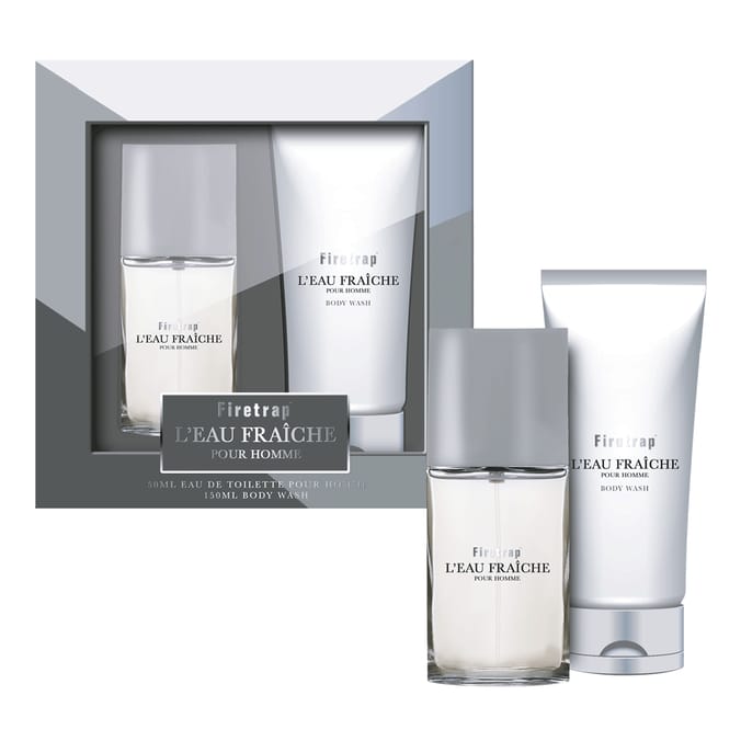 Firetrap: L'eau Fraiche Pour Homme EDT Gift Set 50ml, 96077 ...