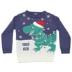 Festive Fun: Kids Christmas Jumper - Tree Rex