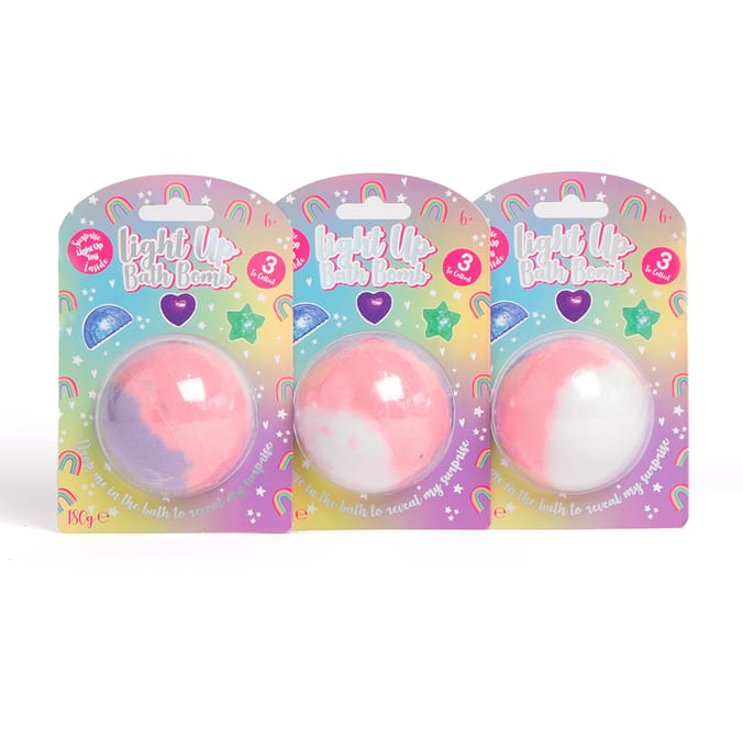 Bath Bomb Light Up Bath Bomb Fizzer 180g (Case Of 3) bombs bomb's