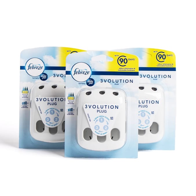 Febreze 3volution Air Freshener Plug In Diffuser 3 Pack Smell