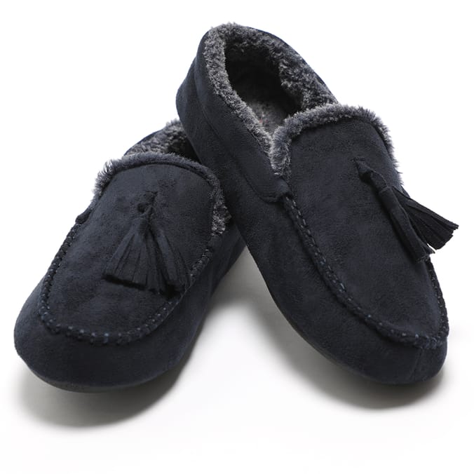 Jeff&CO by Jeff Banks Mocassin Slippers, mens, men, for him, boys