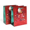 Festive Feeling: Christmas Gift Bags (8 Pack) - Red