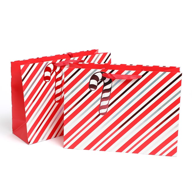 Festive Feeling: Christmas Gift Bags (8 Pack) - Red