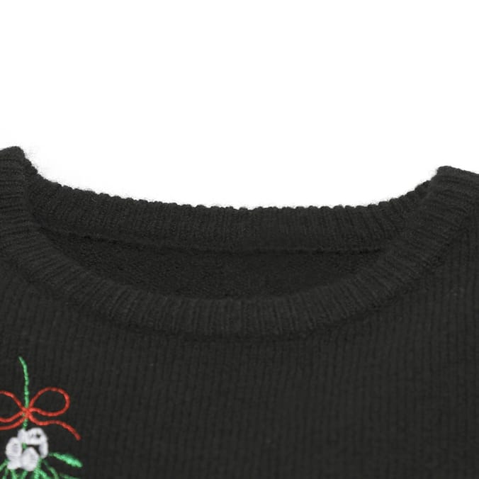 Festive Fun: Mistletoe & Wine Jumper - Ladies