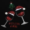 Festive Fun: Mistletoe & Wine Jumper - Ladies