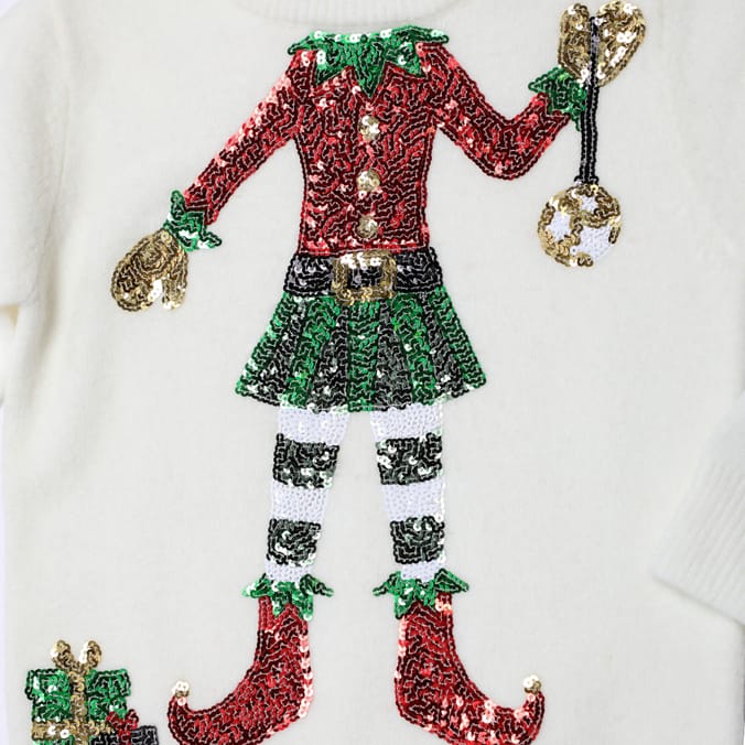 Kids elf jumper sale