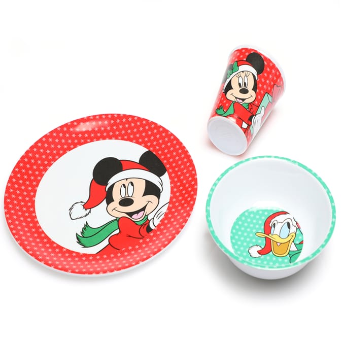 Disney Mickey And Friends 3 Piece Dinner Set, dinner, kids, child