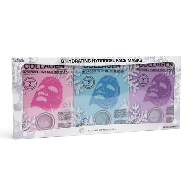 Skin Treats 6 Hydrating Hydrogel Face Masks, face masks giftsets gifts