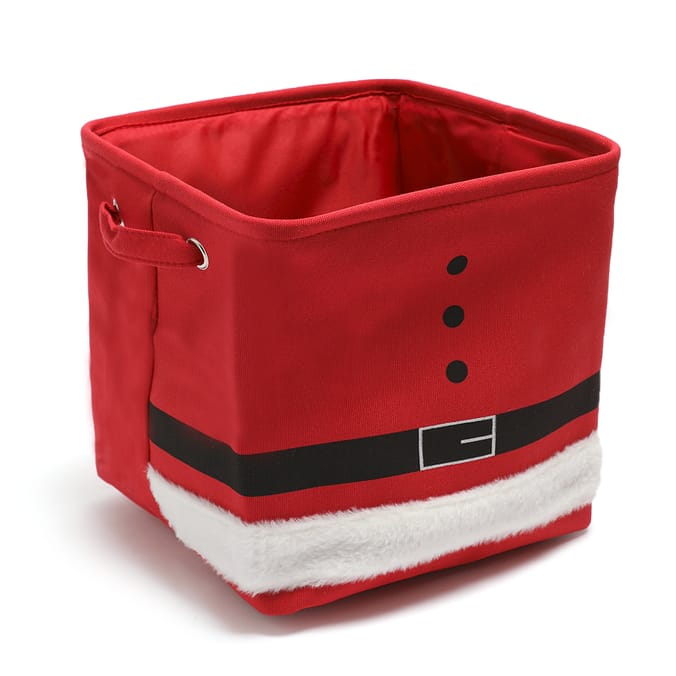 Home Collections Storage Basket, storage, santa, christmas, xmas, home