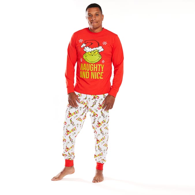 Mens grinch pajamas online 3xl