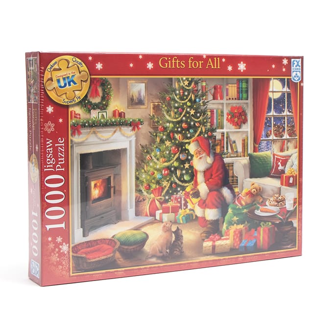 FX Schmid 1000 Piece Christmas Jigsaw Puzzle, puzzles, family large
