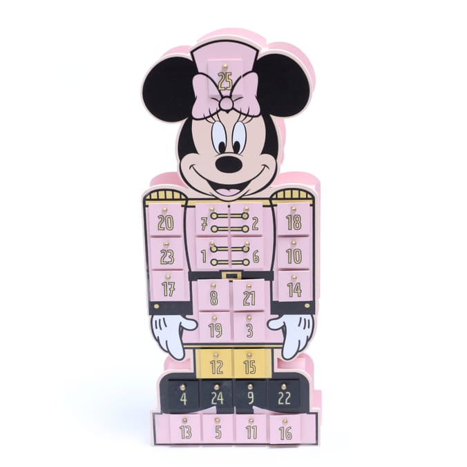 Mickey and Friends Minnie Wooden Advent Nutcracker, nutcracker, Minnie