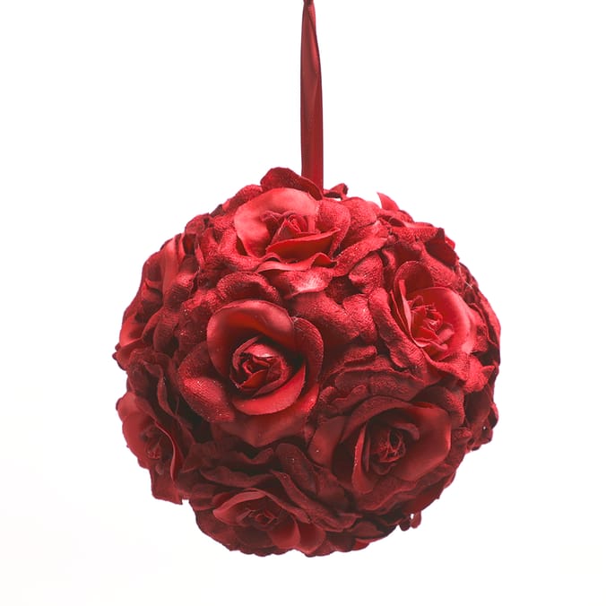 Home Collections: Christmas Rose Ball - Red