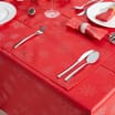 Home Collections: Jacquard Placemat 4 Pack - Red Snowflake