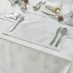 Home Collections: Jacquard Placemat 4 Pack - Silver Snowflake