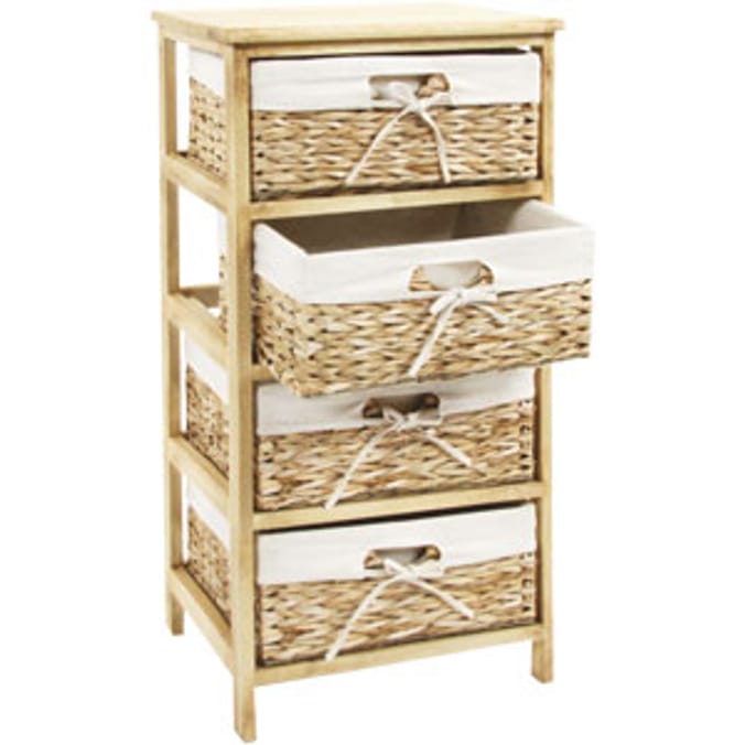 Rushwood Four Drawer Storage Unit