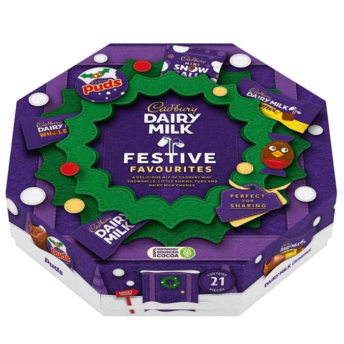 Cadbury Dairy Milk Festive Favourites 415g Home Bargains