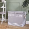 Home Collections: Double Foldable Laundry Bin - Text Print