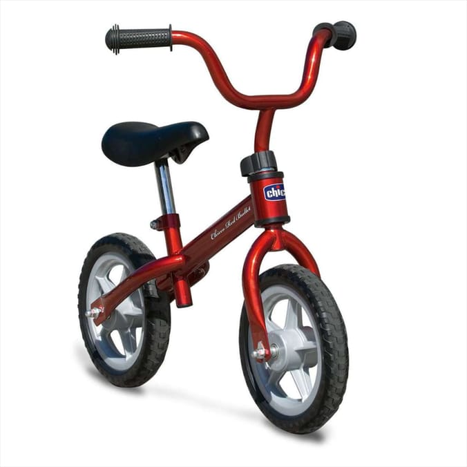 Chicco Balance Bike Red Bullet 03098 8003670737827 bicycle Home Bargains