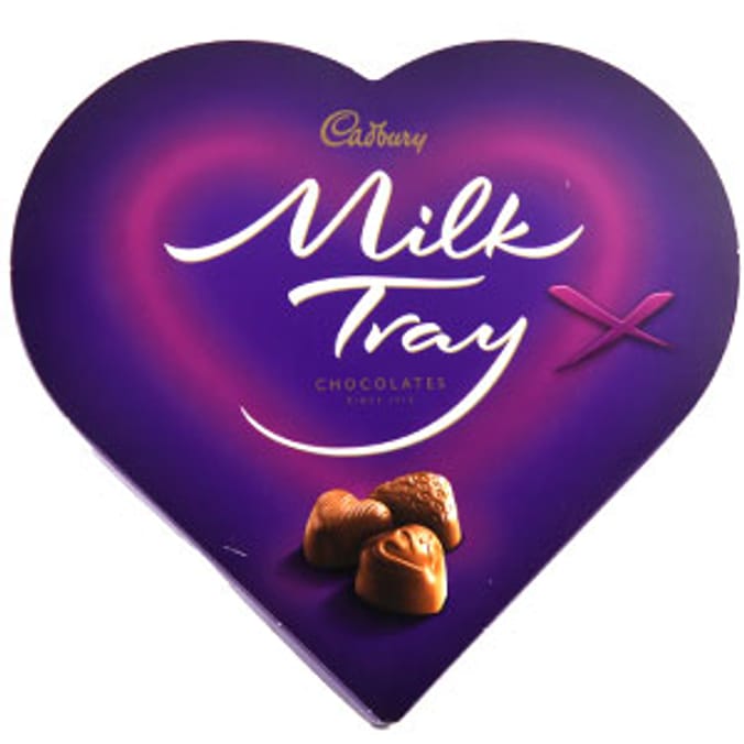 Cadbury's Heart Shape Milk Tray: Case of 8