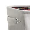 Home Collections: Linen Tartan Storage Baskets (Set of 3)