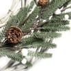 Home Collections: Wooden Pine Cone Wreath