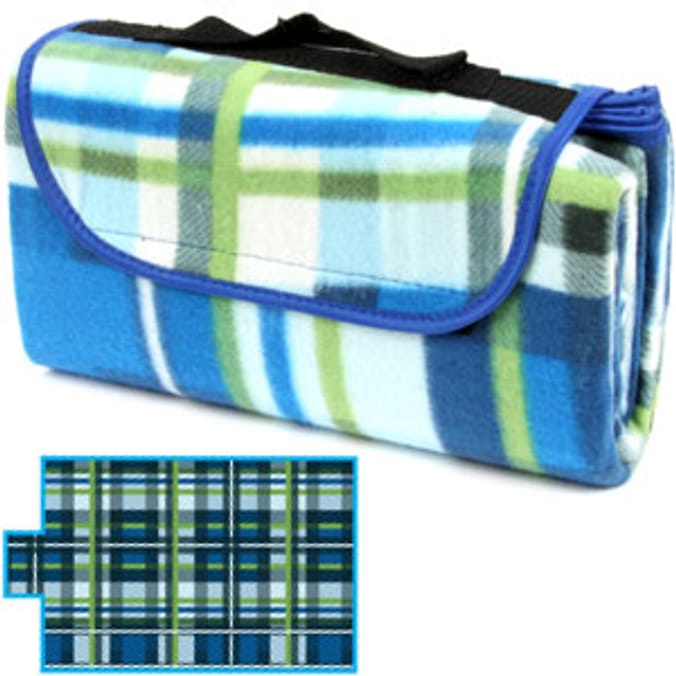 Picnic Blanket: Tartan Blue