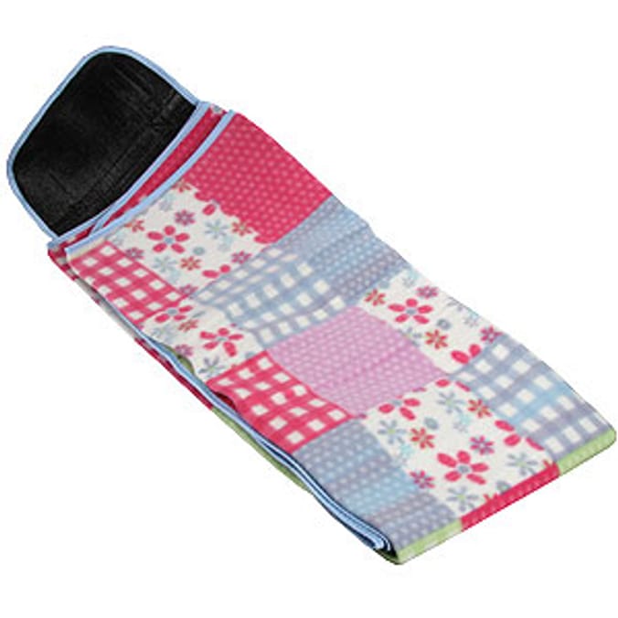 Picnic Blanket Pink Flowers Home Bargains