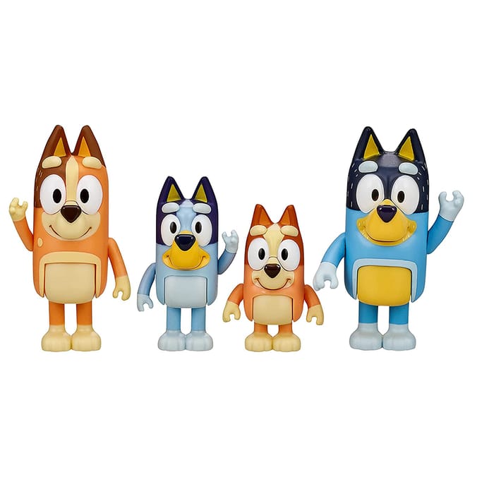 Bluey: Family Figure 4 Pack