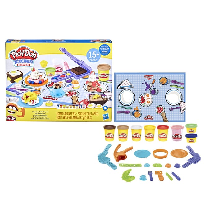 PlayDoh Kitchen Creations Morning Cafe Playset, 91099, 5010993900527