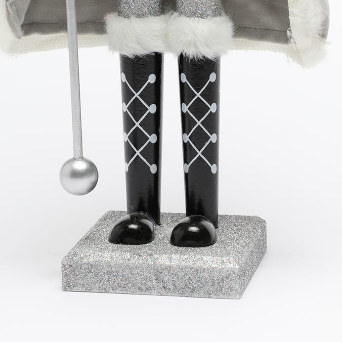 Festive Feeling: 61cm Large Nutcracker - Silver