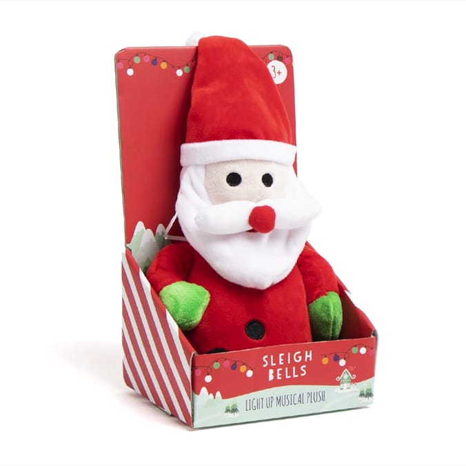 Sleigh Bells: Light Up Musical Plush Santa