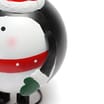 Festive Feeling: Large Metal Decorative Christmas Bobble Figure - Penguin