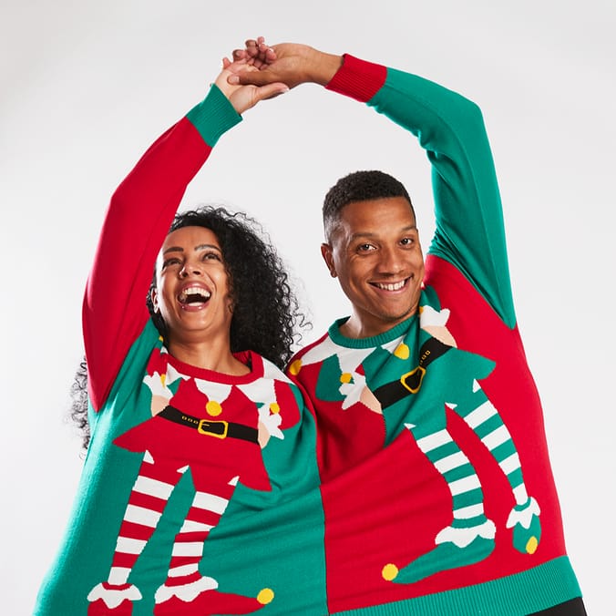 Two person xmas on sale jumper