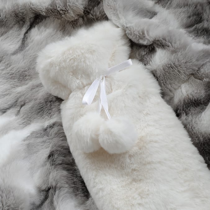 Home Collections Long Hot Water Bottle Cream, hotwater bottles, pain