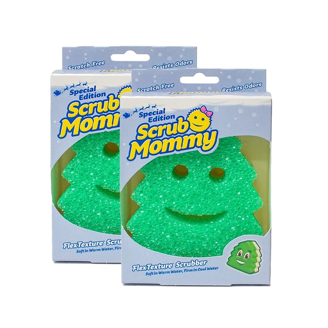 Scrub Mommy: Christmas Tree (Case of 4), scrub, daddy, clean, cleaner, xmas,  christmas, xmas, sponge, sponges, kichen, 5060481021043