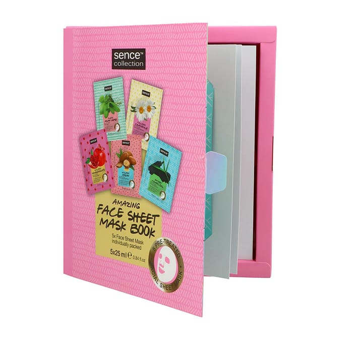 Sence Amazing Face Sheet Mask Book Home Bargains