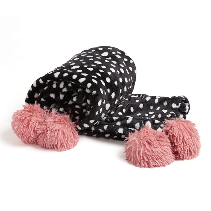 Home Collections: Pom-Pom Throw - Polka Dot