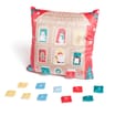 Sleigh Bells: Advent Calendar Cushion - Red