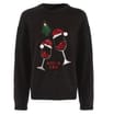 Festive Fun: Mistletoe & Wine Jumper - Ladies