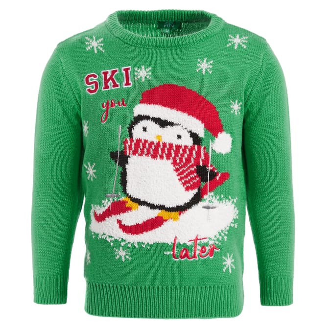 Festive Fun: Kids Christmas Jumper - SKI You Later, Festive Fun: Kids ...