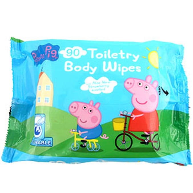 Peppa Pig Scented Toiletry Body Wipes Home Bargains