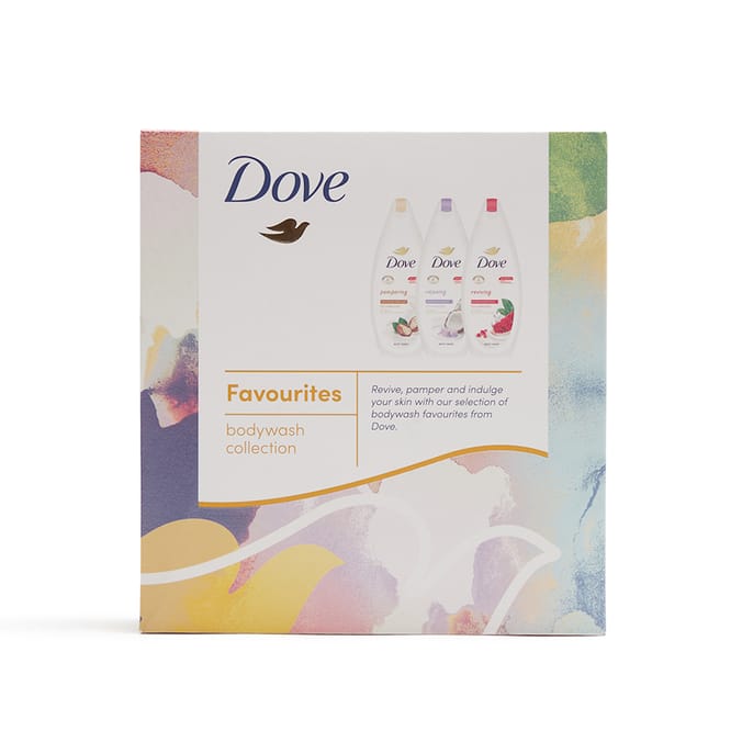 Dove Favourites Body Wash Collection Gift Set, body wash, wash, soap